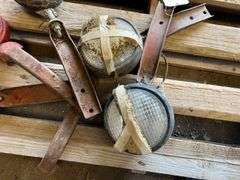 (4) Massey Harris Tractor Headlights and Parts