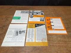 (5) IH Implement Sales Literature