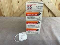 4 Boxes Winchester 158 & 148 Gr. HP/Lead +P .38 Special
