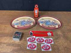 Gas Pump, Tray, Stickers, Collector Cards