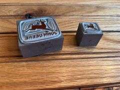 (2) John Deere Printers Blocks