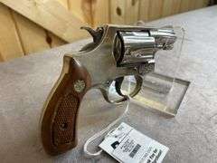 Rare Nickeled S&W Model 36 Chiefs Special .38 Special Revolver