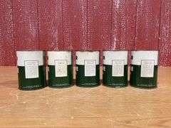 (5) NOS Sinclair Opaline Motor Oil Cans
