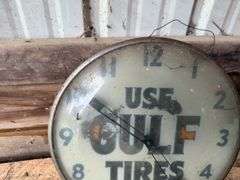 Gulf Tires Clock