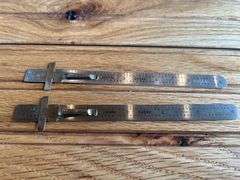 (2) John Deere Metal Rulers