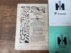 (3) IHC Implement Manuals