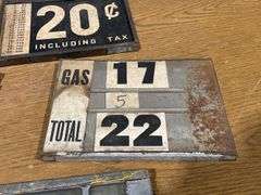 Various Gas Pump Price Boxes