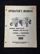 Minneapolis-Moline S-424 108/110 Tractor Operator's Manual