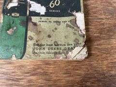 (7) John Deere Manuals
