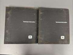 (2) John Deere Technical Information Binders