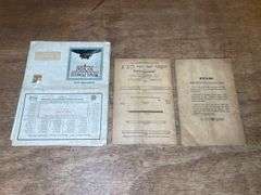 (3) McCormick-Deering Sales Literature + Manuals