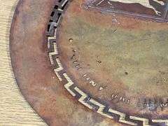 brass stencil template used by Socony-Vacuum Oil Company Inc