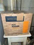 Rug Washer, Table, and Fan