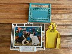 (3) Advertising Letter Holders + Thermometer