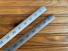 (2) Steel Yardsticks