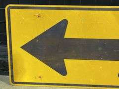 (2) Stop + Double Arrow Signs