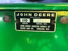 1964 John Deere 110