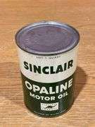 (3) NOS Sinclair Opaline Motor Oil Cans