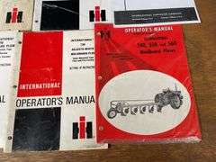 (8) IH Plow Manuals