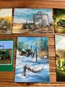 (6) John Deere Postcards