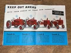 (2) Farmall Tractor Sales Literature