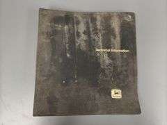(2) John Deere Technical Information & Operator's Manuals Binders