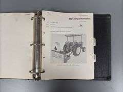 John Deere Information Library Binder For Mowers, Snowmobiles, Skid-Steers, & More