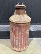 (2) Vintage Gas or Oil Cans and Large Funnel