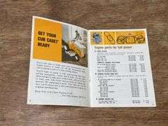1968 IH Cub Cadet Parts + Accessories Catalog