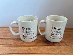 (4) John Deere Mugs