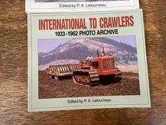 (3) IH Pay Loader Sales Literature + Photo Archive Books