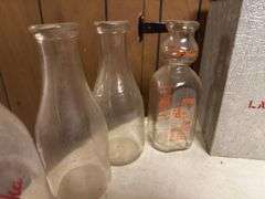 (11) Dairy Bottles and Milk Cooler