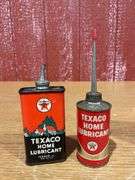 (5) Cans of Various Texaco Oil and Lubricant