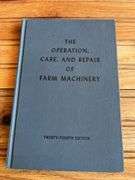 (4) John Deere Operation, Care, + Repair of Farm Machinery Books
