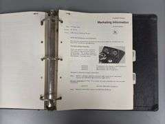 John Deere Information Library Binder For Mowers, Snowmobiles, Skid-Steers, & More
