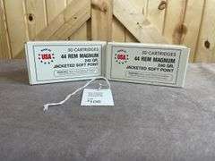 2 Boxes Winchester/USA 240 Gr. JSP .44 Magnum