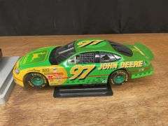 (2) 1/18 John Deere NASCAR