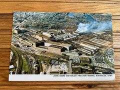 (4) John Deere Postcards
