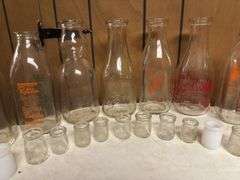 (10) Dairy Bottles (17) Creamers