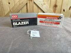 1 Box Winchester 127 Gr. SXT +P+ & 1 Box CCI Blazer 124 Gr. TMJ  9mm