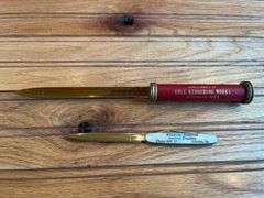 (2) Advertising Letter Openers