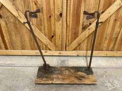 (2) Bull Blinder + Grain Sack Holder