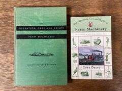 (2) John Deere Operation, Care, and Repair of Farm Machinery Books