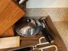 Assorted Utensils and Knife Block