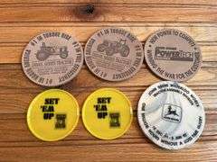 (6) John Deere Coasters