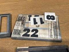 Various Gas Pump Price Boxes