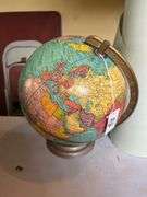 Globe and Paper Roll