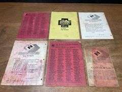 (6) IH + Kewanee Manuals