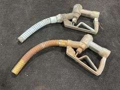 Pair of Vintage Aluminum Fuel Nozzles