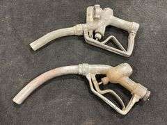 Pair of Vintage Brass Fuel Nozzles